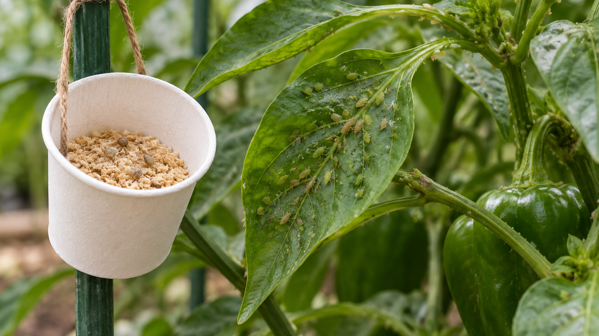 Photorealistic illustration for Give the Aphid Wasps a Way Out.