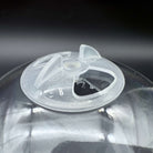 Clear nursery pot humidity dome with ventilation holes, designed for optimal seedling propagation and plant health.