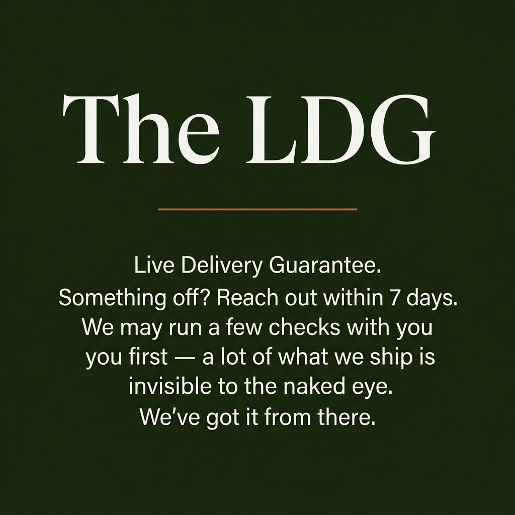 The FGMN Nursery live delivery guarantee 