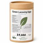 Container of 25,000 Green Lacewing Eggs ready for deployment against aphids. 