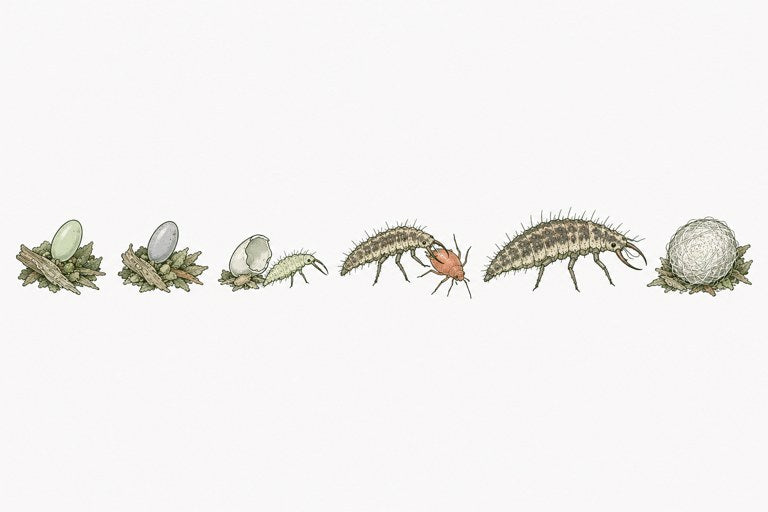 From egg to hungry larva