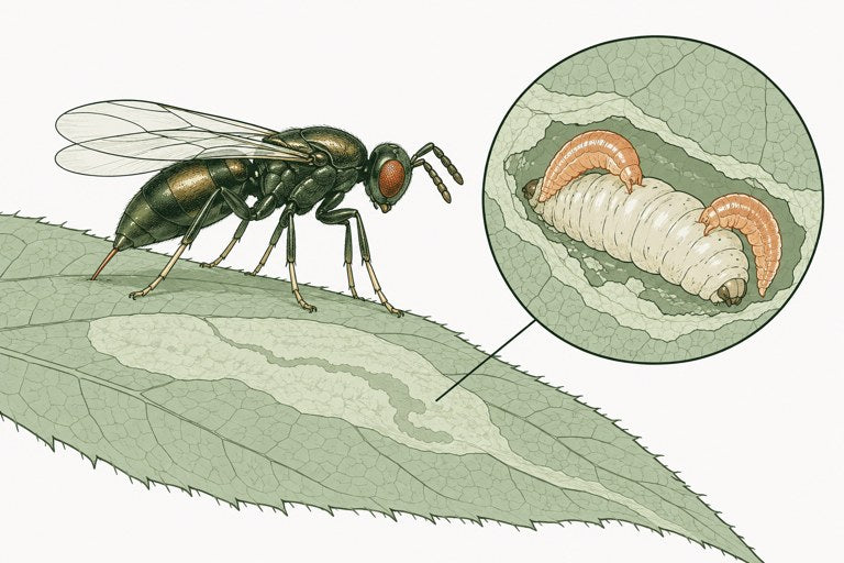 Diglyphus at work