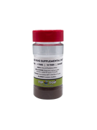 Predatory mite supplemental diet bottle promotes healthy garden insects, offering essential nutrients for beneficial bug growth.